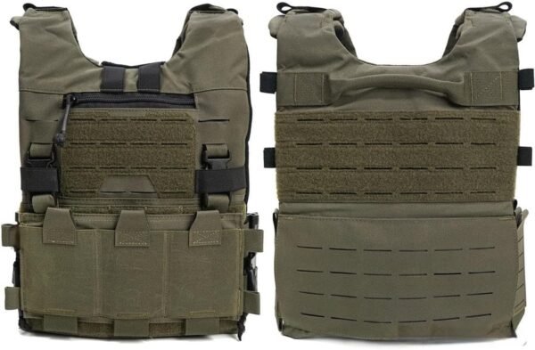[KDTAC] GTPC 2.0 Modular Tactical Vest - Laser-Cut MOLLE Tactical Vest Panels, Lightweight Quick-Release System - Survival Airsoft Ready Gear - Image 6