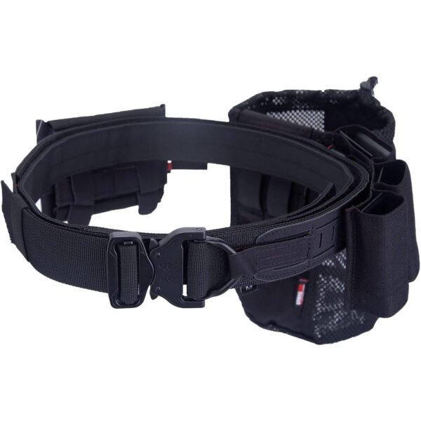 KDTAC Stealth Black Tactical Belt - 500D Cordura® Laser-Cut MOLLE System | Spring Combat Sale 24-Hour Flash Deal | Stealth Black (BLK)