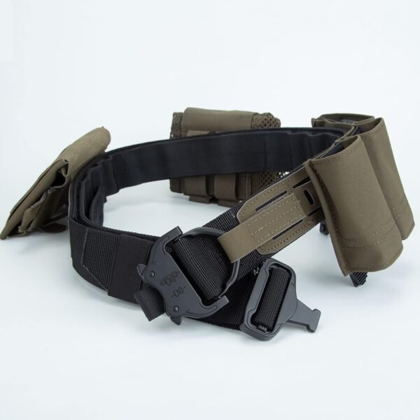 KDTAC Survival Game Tactical Belt - Quick-Release Buckle System - Ranger Green (RG)