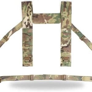 KDTAC SS-Style Fatigues Adjustment Tactical Harness - Mk4 Airsoft-Compatible Universal H-Harness for Survival Game Chest Rigs (MOLLENATO-Spec Load-Bearing System)-1