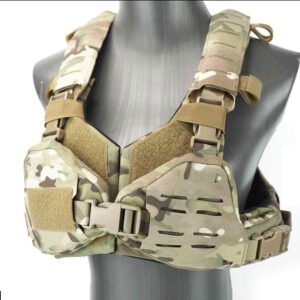 KDTAC Tactical Chest Armor Bikini Plate Carrier for Women - Outdoor Cosplay Gear (Multicam, Small)