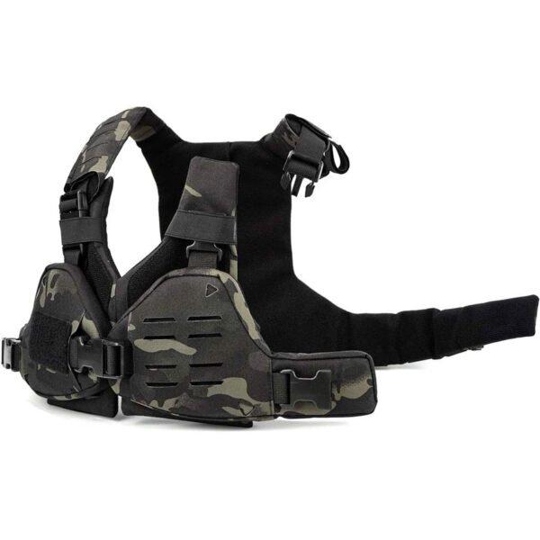 KDTAC Tactical Chest Armor Bikini Plate Carrier for Women - Outdoor Cosplay Gear (Multicam, Small)-5