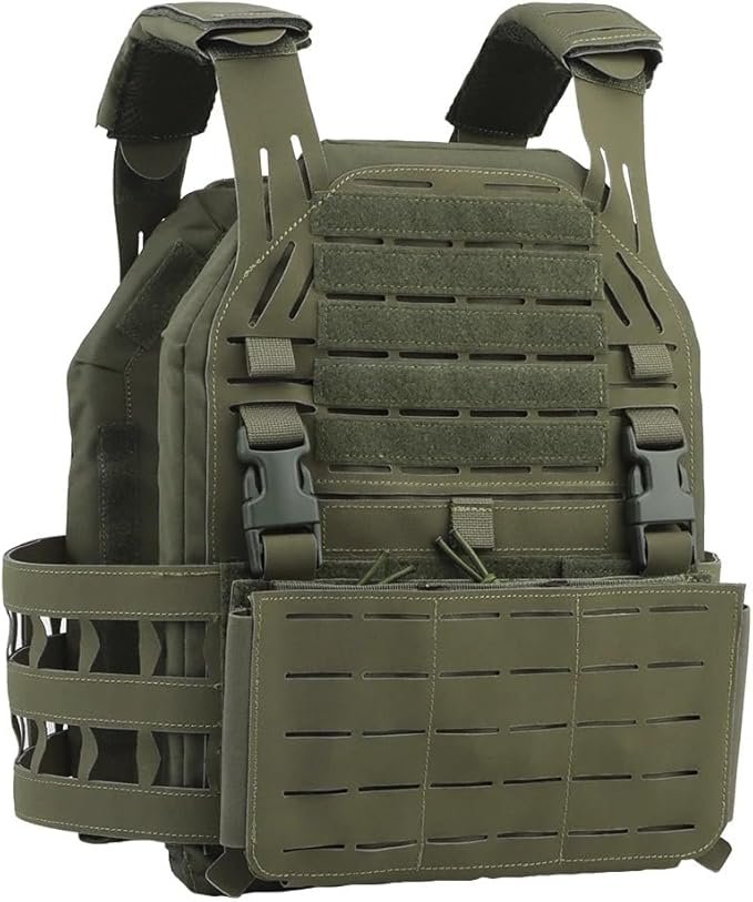 KDTAC Laser-Cut MOLLE Tactical Vest LBT-6094-G3-V2 (Ranger Green) – Laser-Cut Modular Load System with Multi-Compartment Storage | Airsoft & Outdoor MOLLE-Compatible Gear